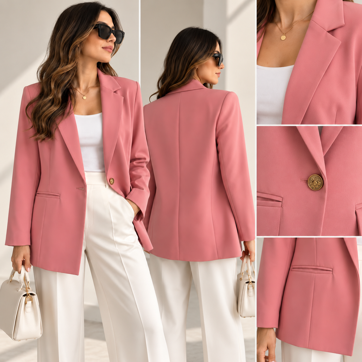Blazer Elegance Rosa